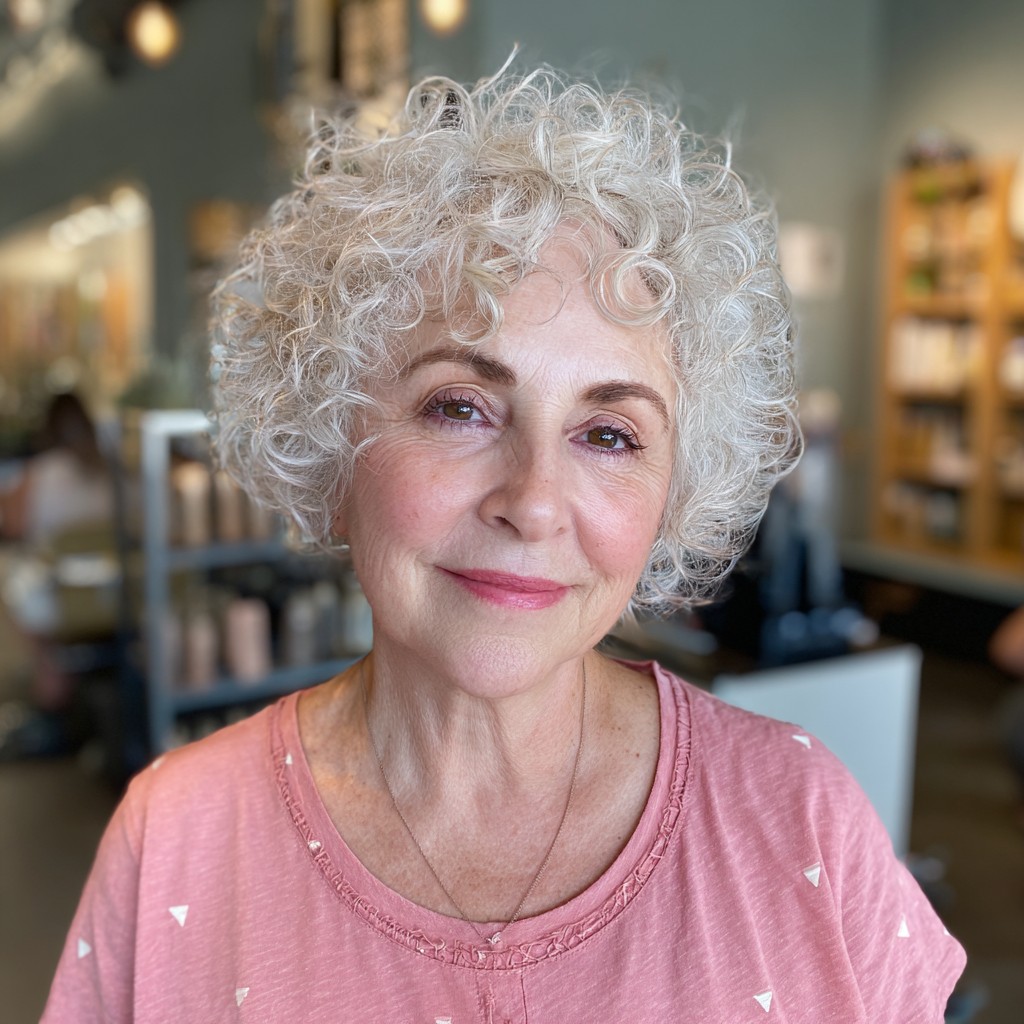 Charming Soft Curly Cut with Defined Curls