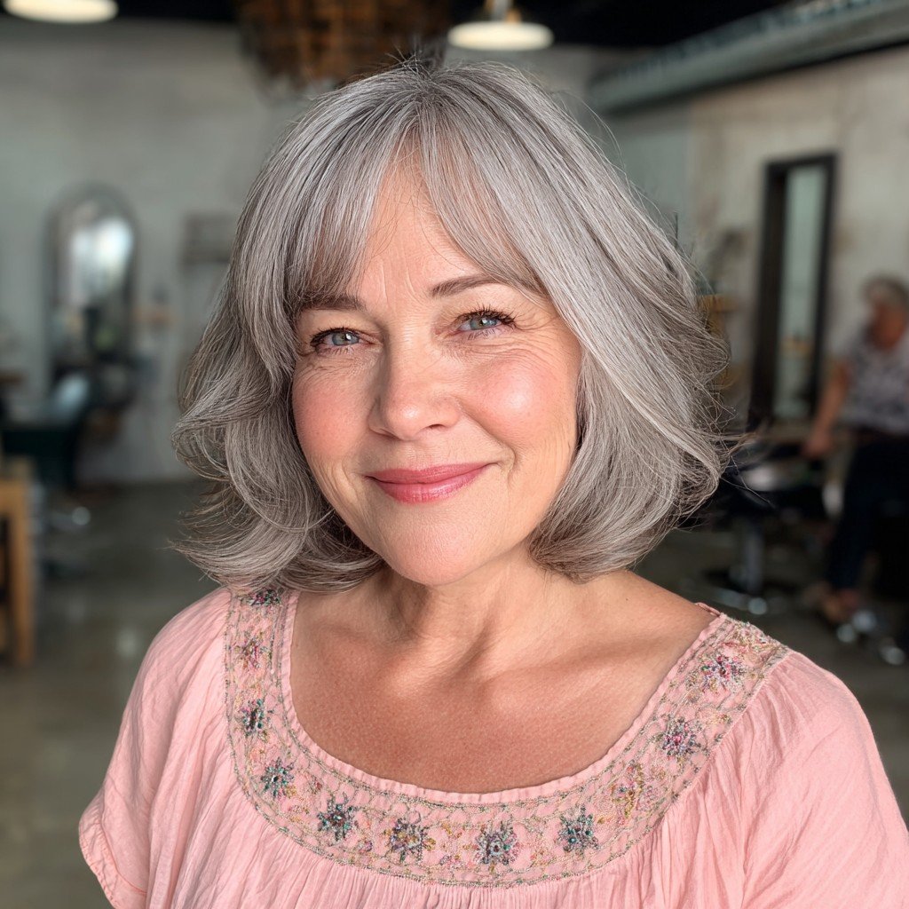 Charming Textured Bob with Soft Volume