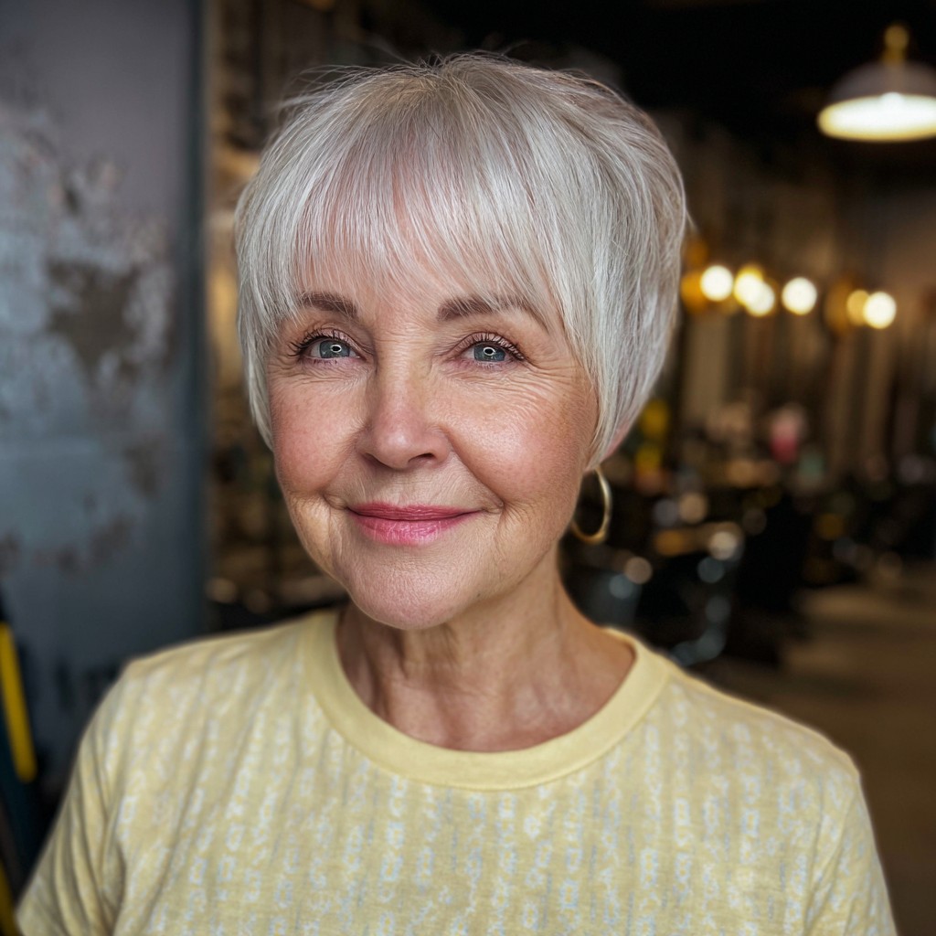 Chic Soft Pixie Cut with Subtle Layers