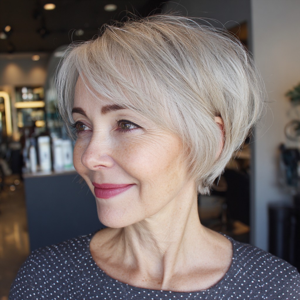 Chic Soft Textured Bob with Subtle Layers