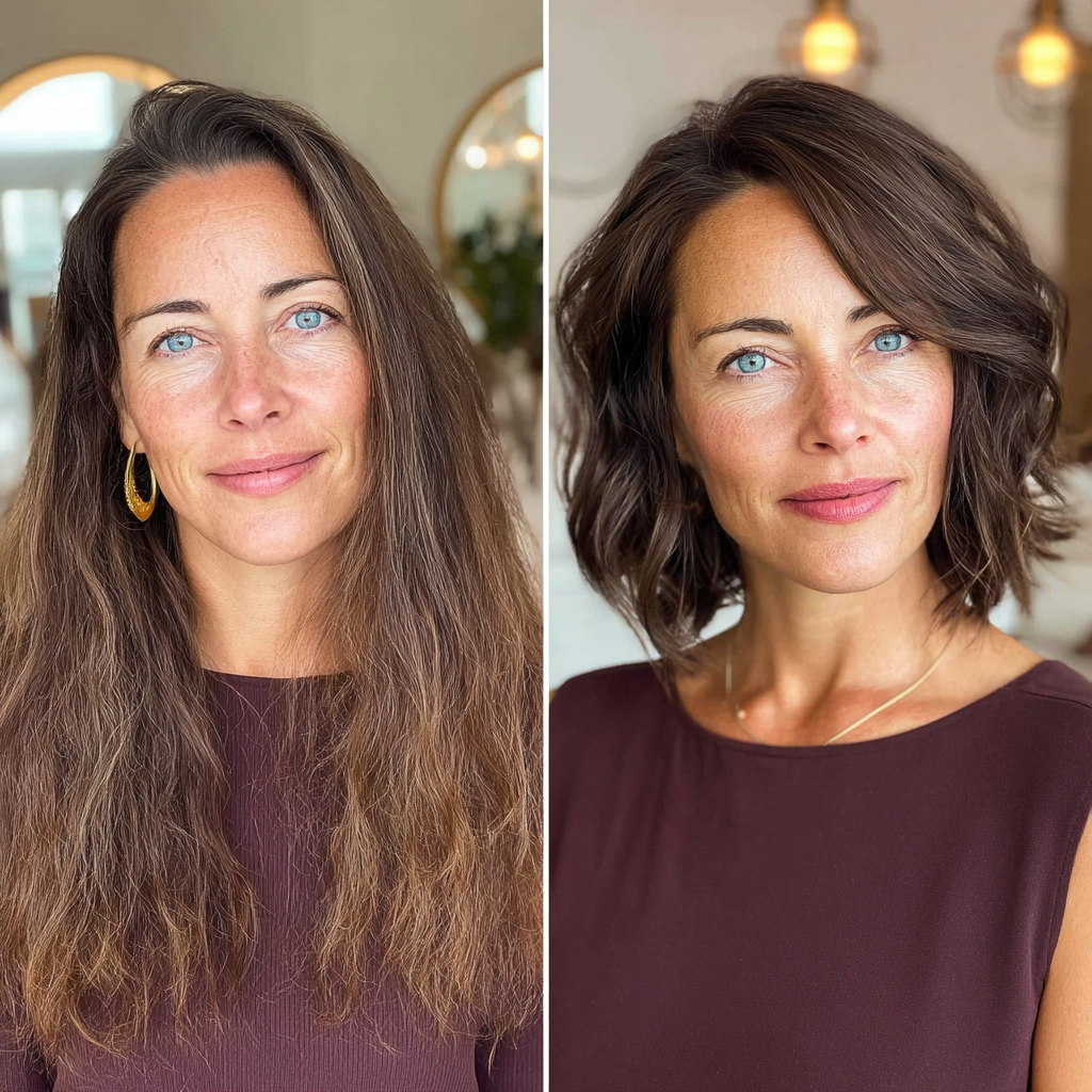 Chic Textured Ripple Bob with Soft Ends