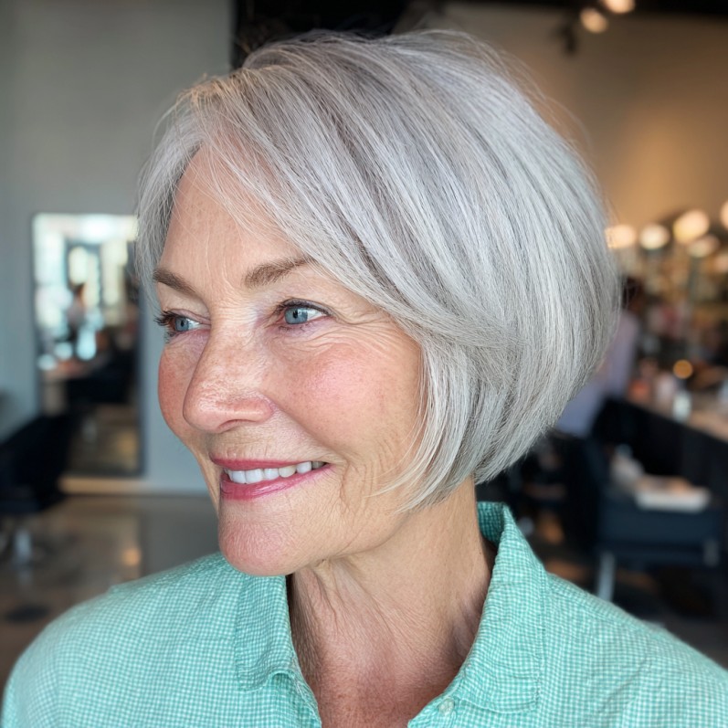 Classic Silvery Bixie with Soft Layers