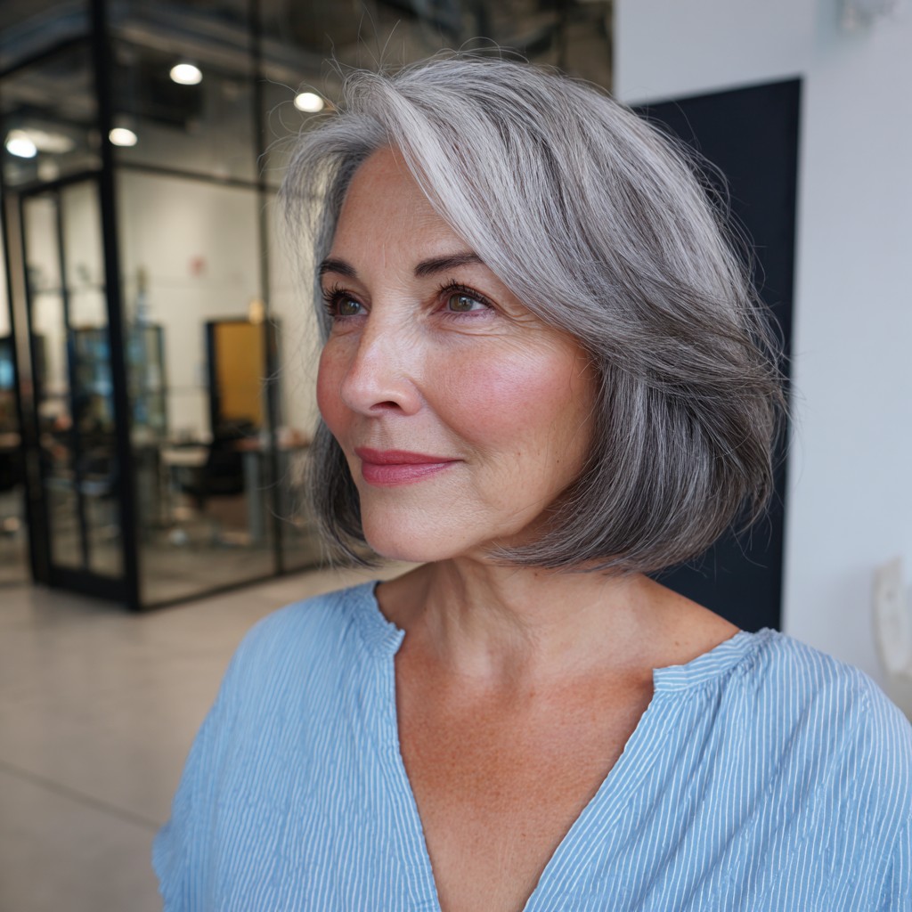 Modern Textured Bob with Soft Layers