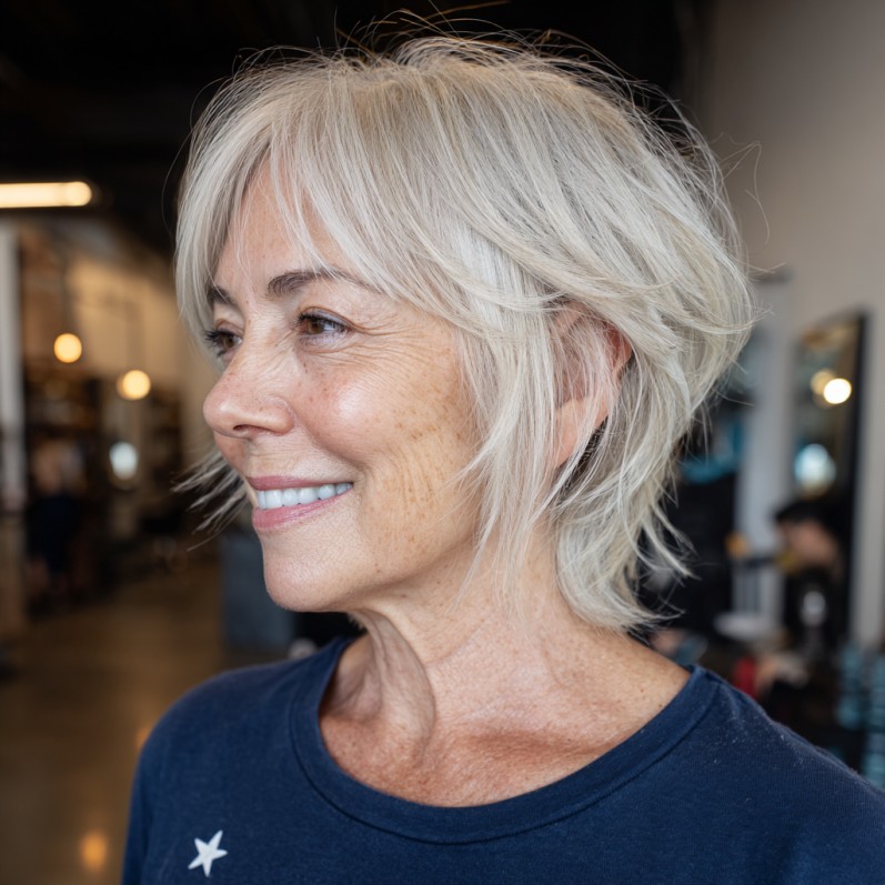 Soft Stacked Pixie with Wispy Layers