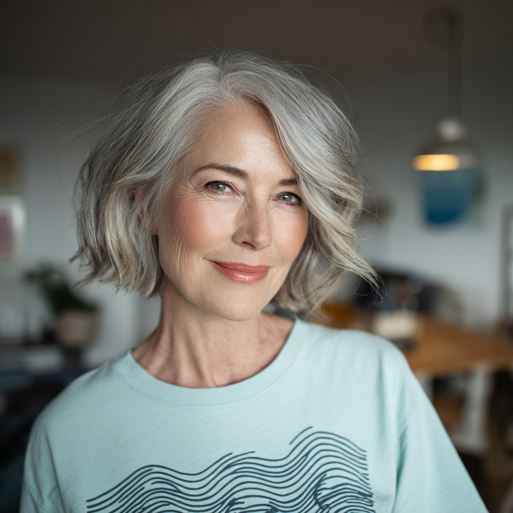 Stylish Soft Textured Bob with Effortless Movement