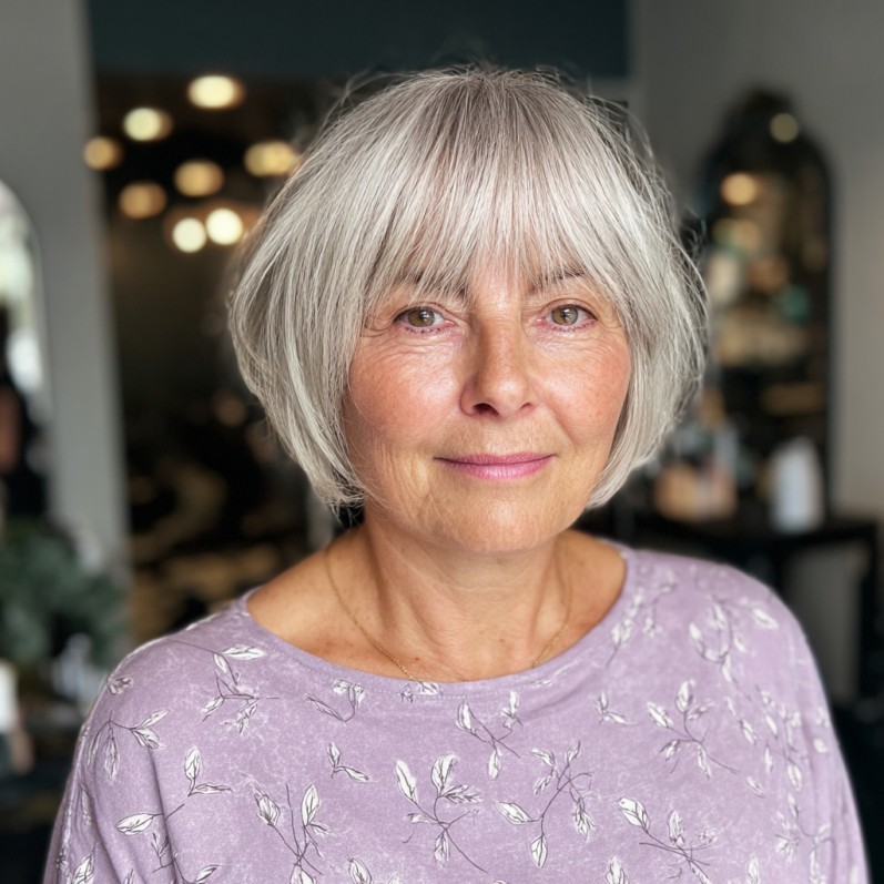 Textured Silver Bixie with Soft Rounded Layers