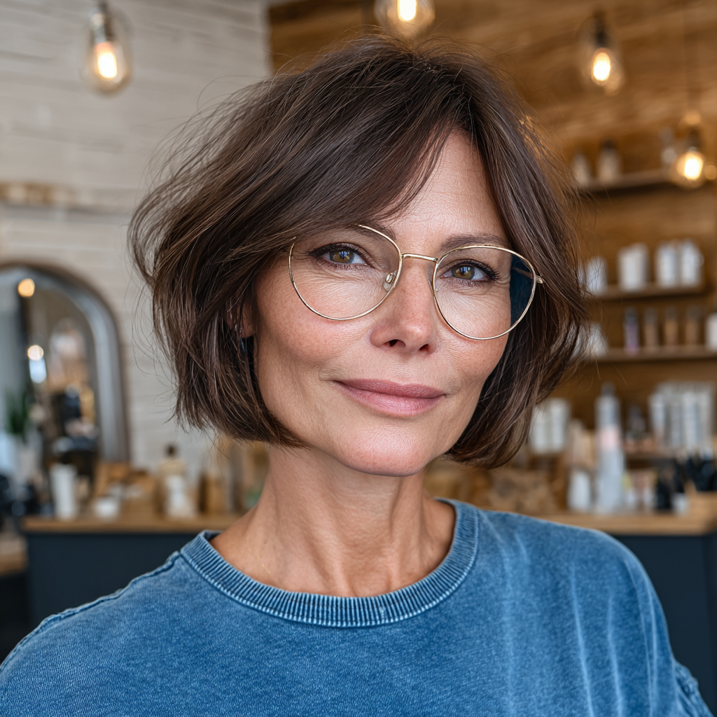 Chic Textured Bob with Soft Waves