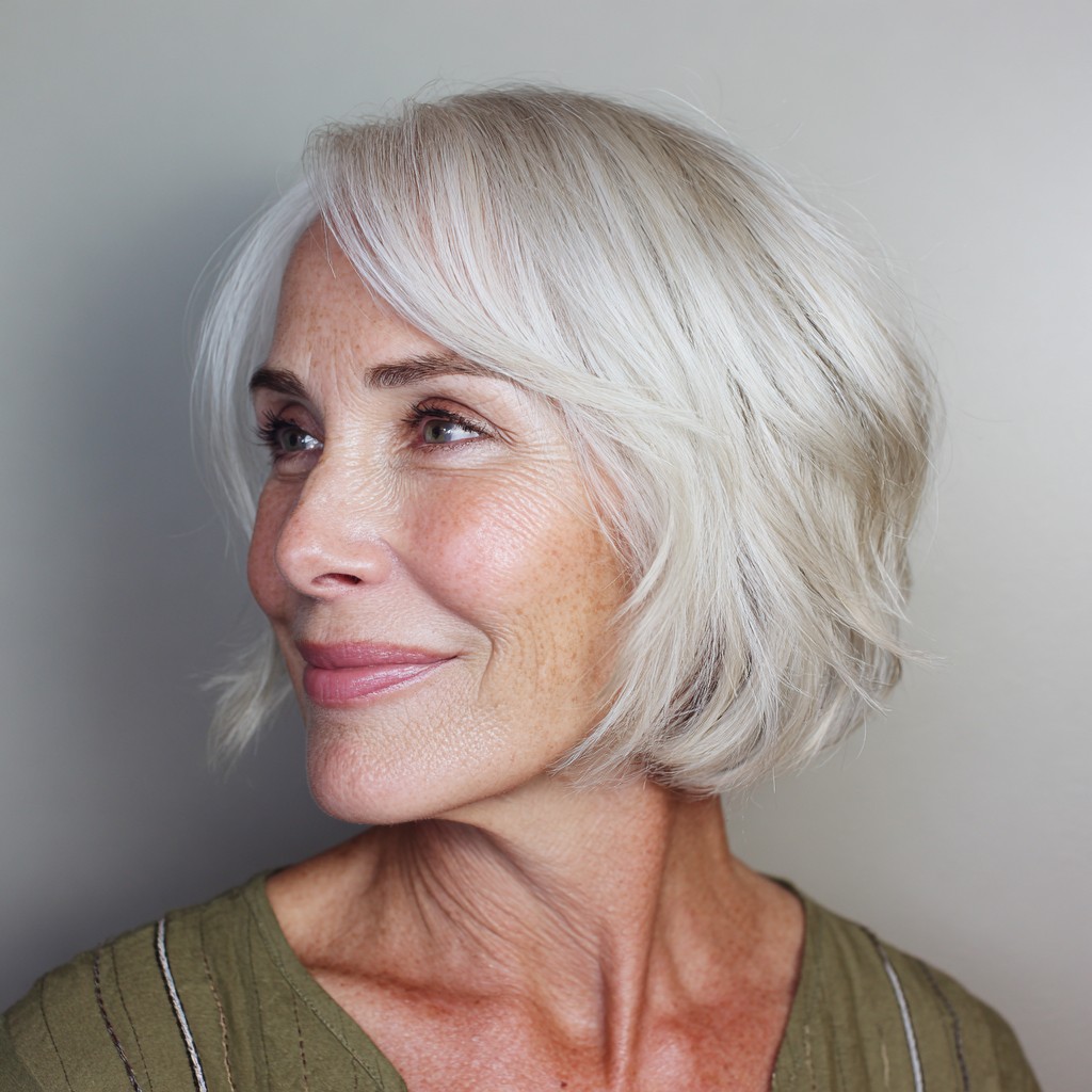Charming Textured Bob with Soft Waves