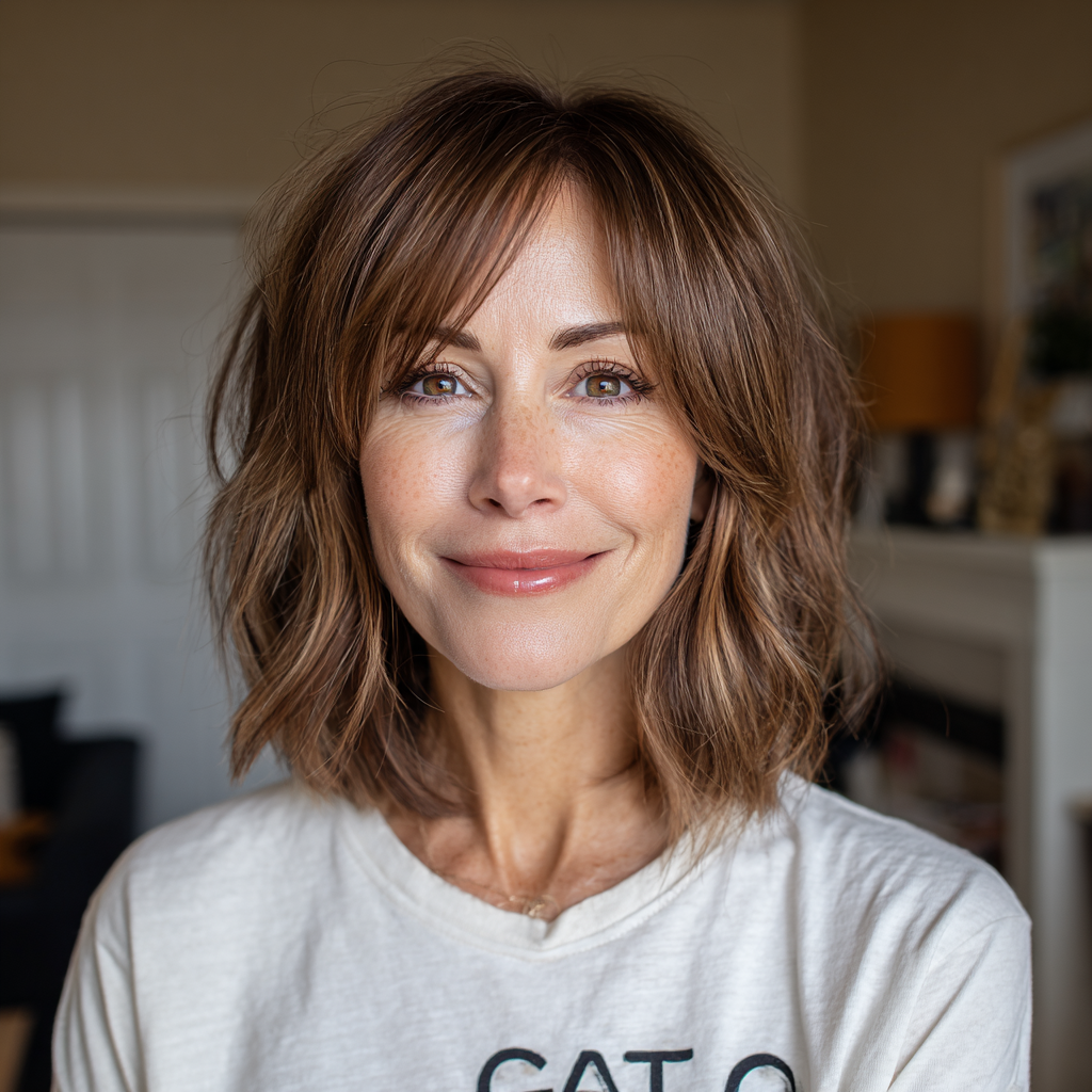 Chic Layered Bob with Soft Movement