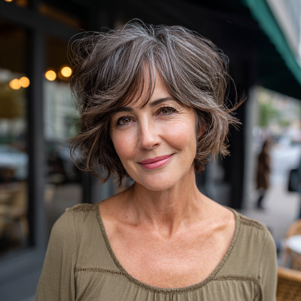 Chic Layered Bob with Soft Volume