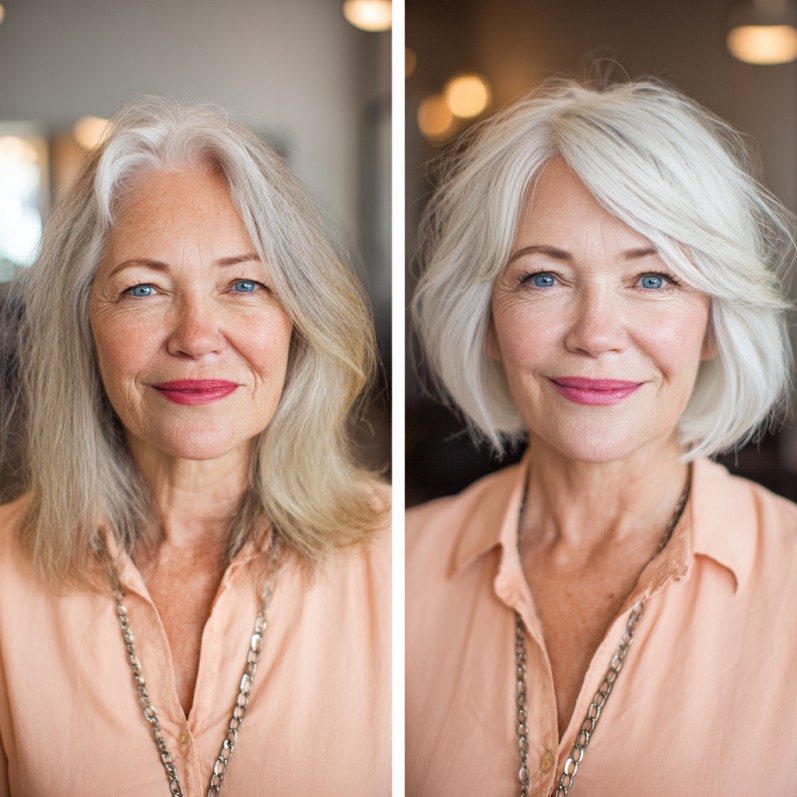chic textured bob with subtle highlights