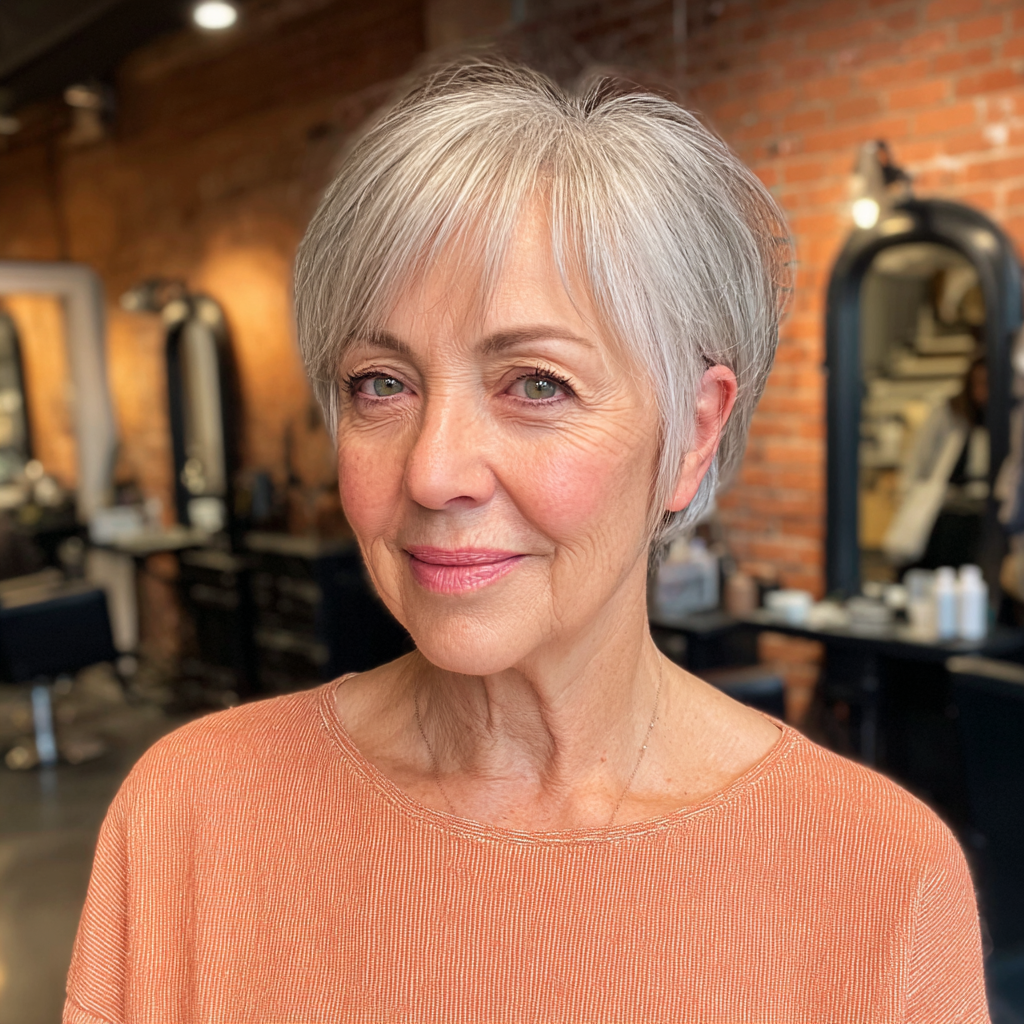Chic Textured Short Cut with Subtle Layers