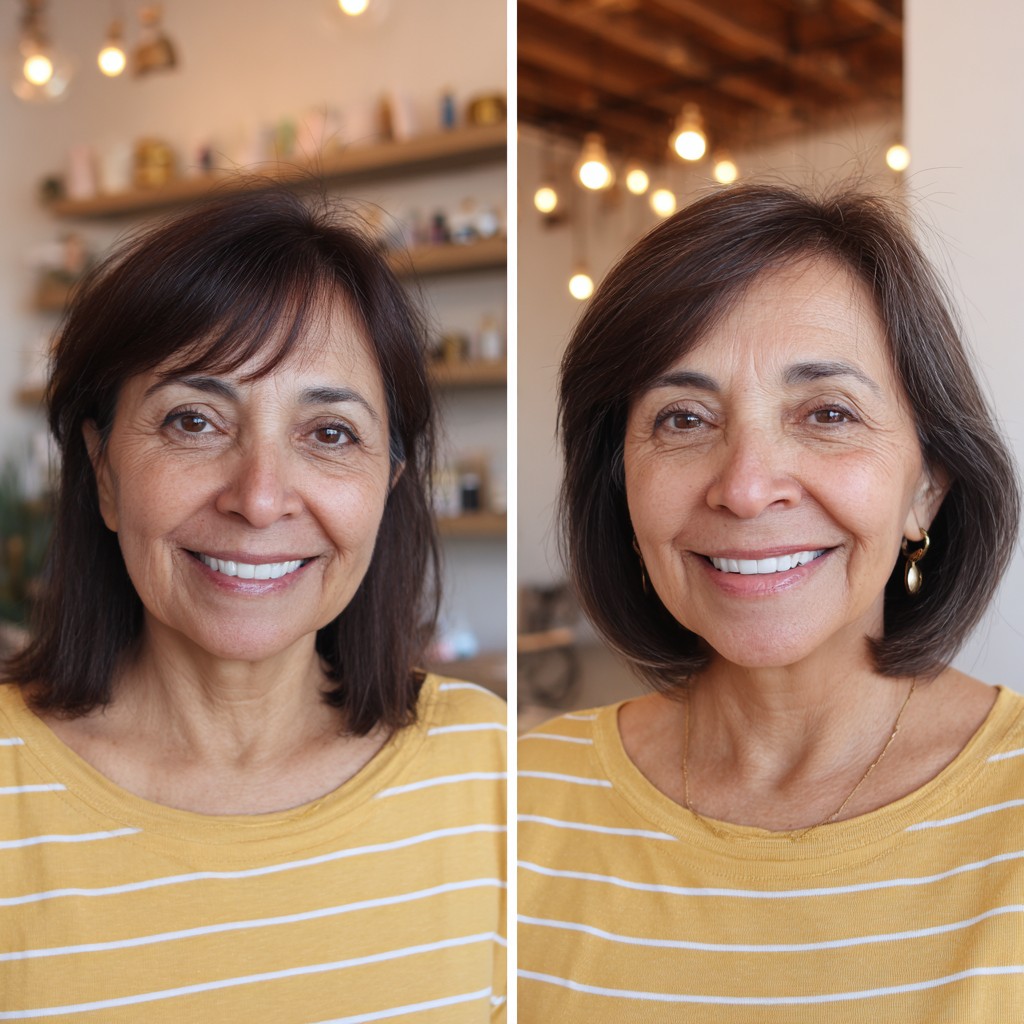 Classic Soft Blunt Bob with Gentle Layers