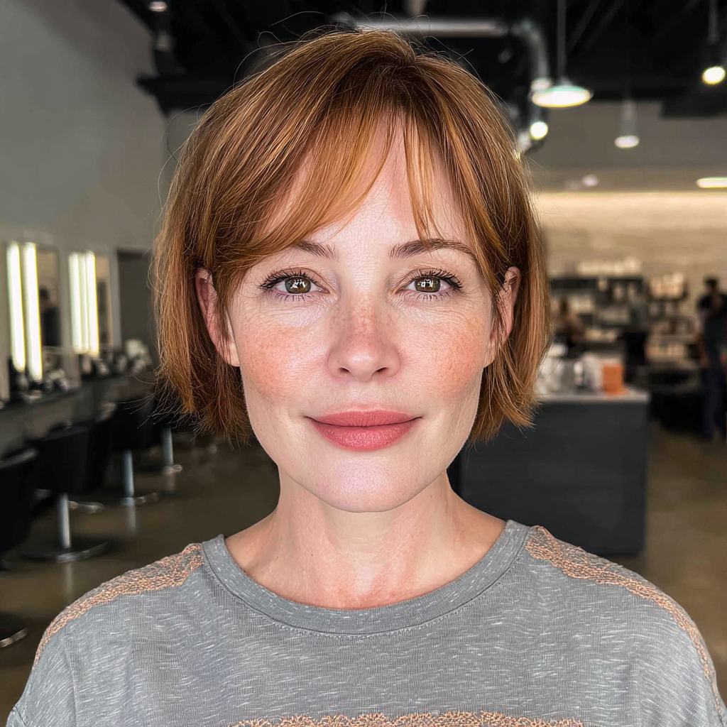 Softly Textured Bob with Face-Framing Layers