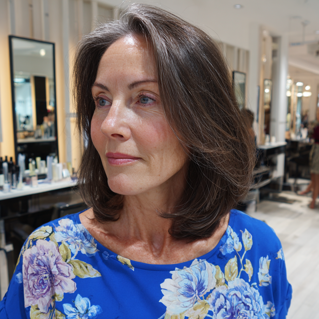 Chic Shoulder-Length Clavi-Cut with Soft Layers