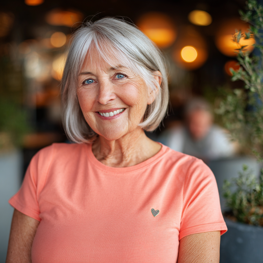 Modern Grey Bob with Soft Face-Framing Layers