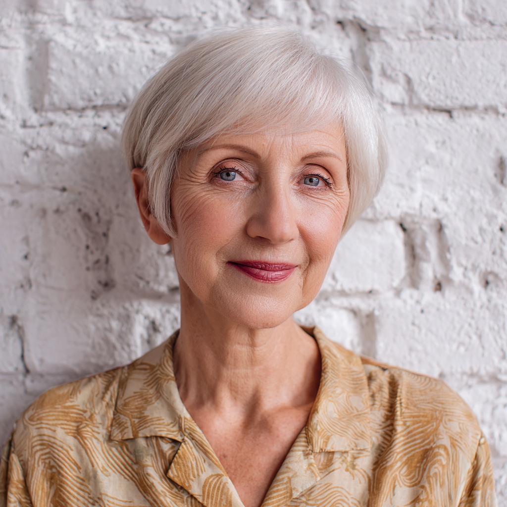 Refined Silver Bowl Cut with Soft Edges