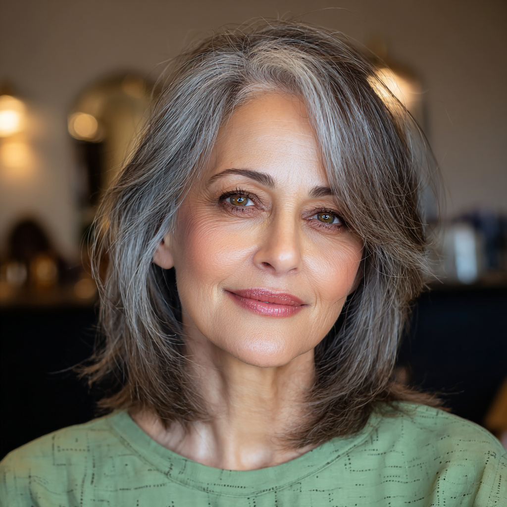 Textured Clavi-Cut with Soft Face-Framing Layers