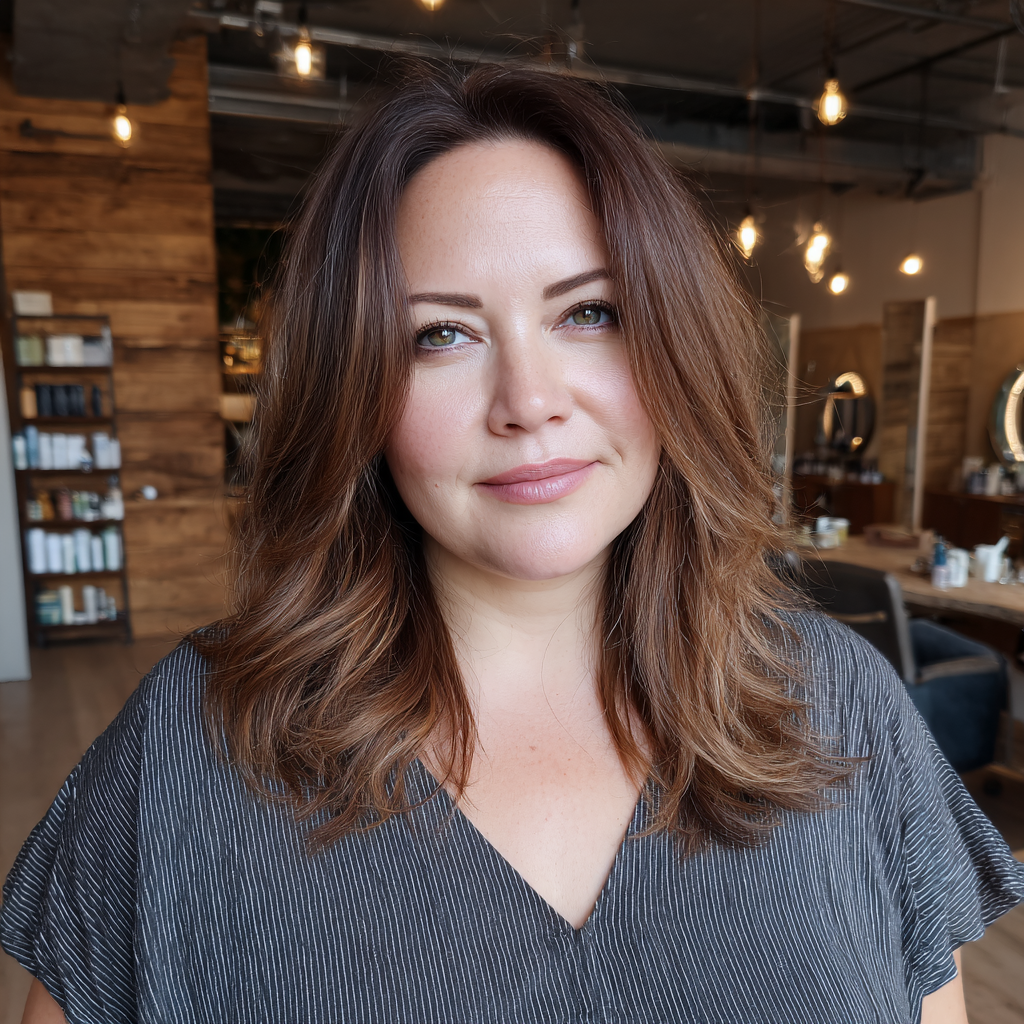 Beautifully Textured Layers with Warm Highlights