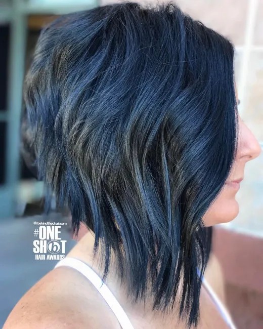 Dynamic Textured Choppy Bob with Cool Undertones