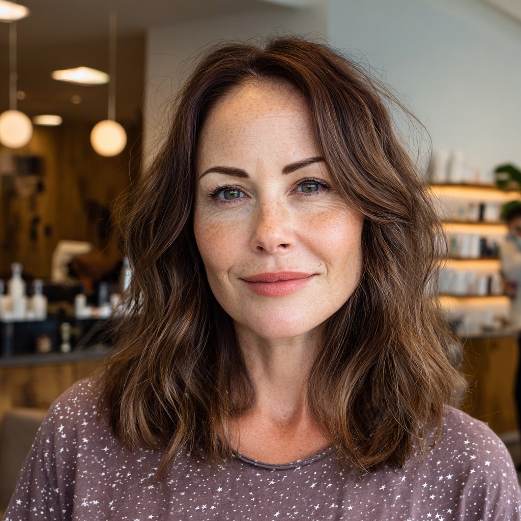 Effortless Textured Waves with Subtle Highlights