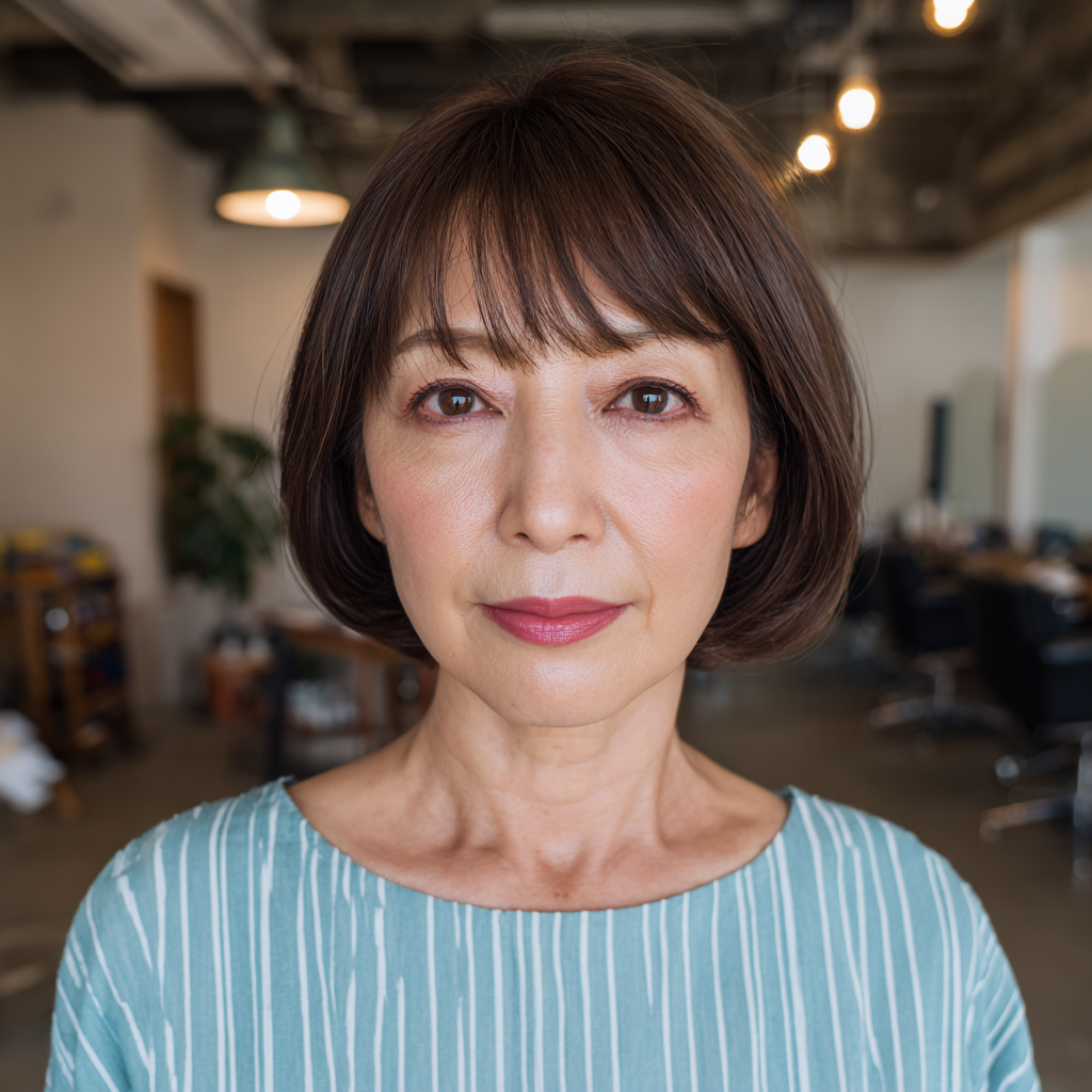 Sleek Chin-Length Bob with Subtle Layers