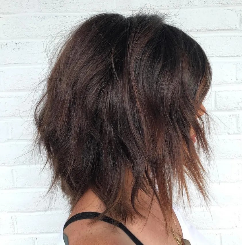 Textured Choppy Bob with Subtle Layers