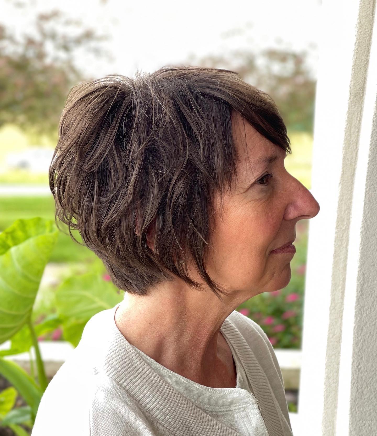 Textured Short Crop with Gentle Waves