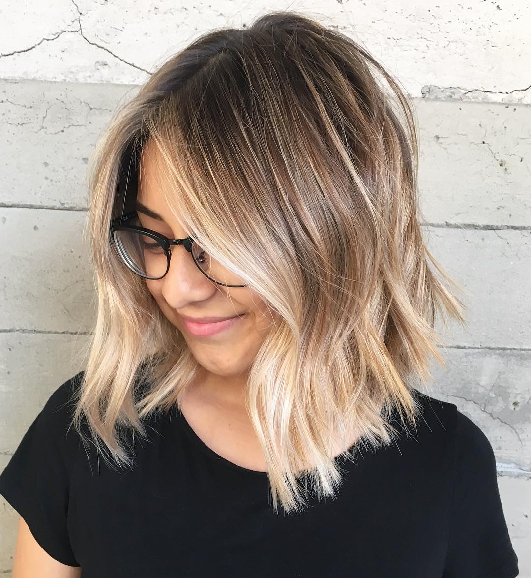 Trendy Textured Choppy Bob with Dimensional Highlights