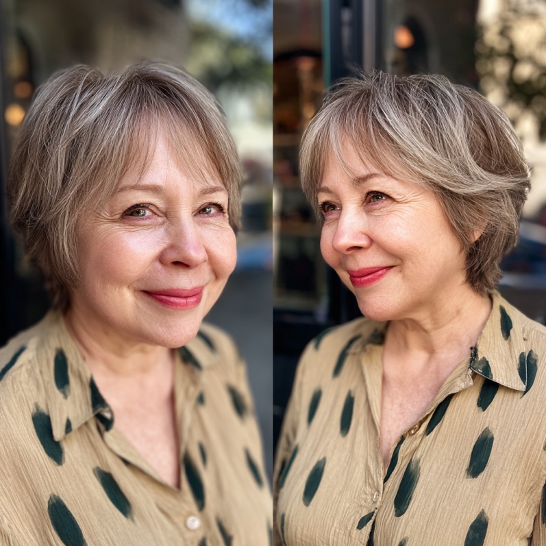 Chic Textured Short Cut with Soft Volume