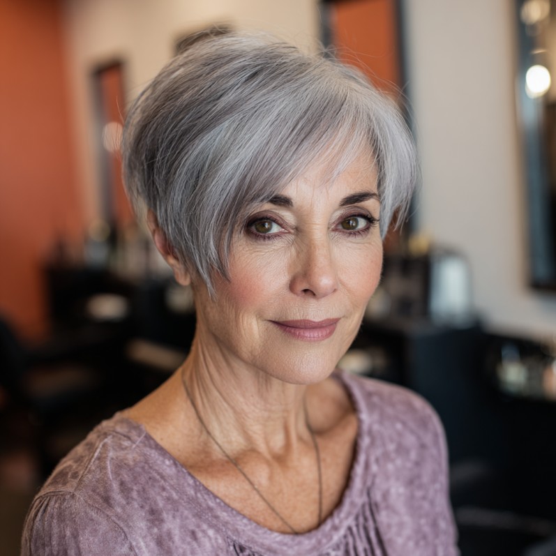 Chic Textured Pixie Cut with Soft Layers