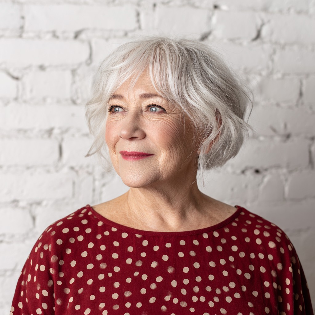 Charming Softly Layered Pixie Bob with Gentle Waves