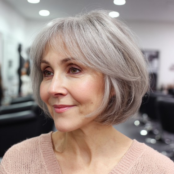 Chic Layered Bob with Soft Volume