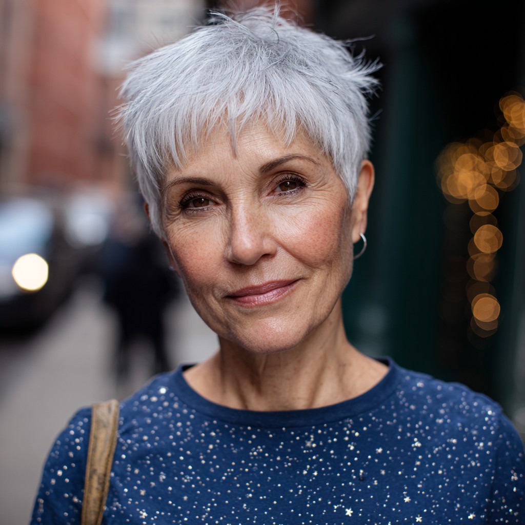 Chic Short Textured Pixie with Edgy Layers