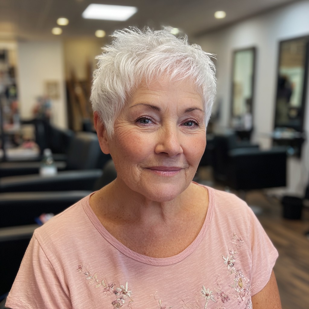 Chic Short Textured Pixie with Lively Layers