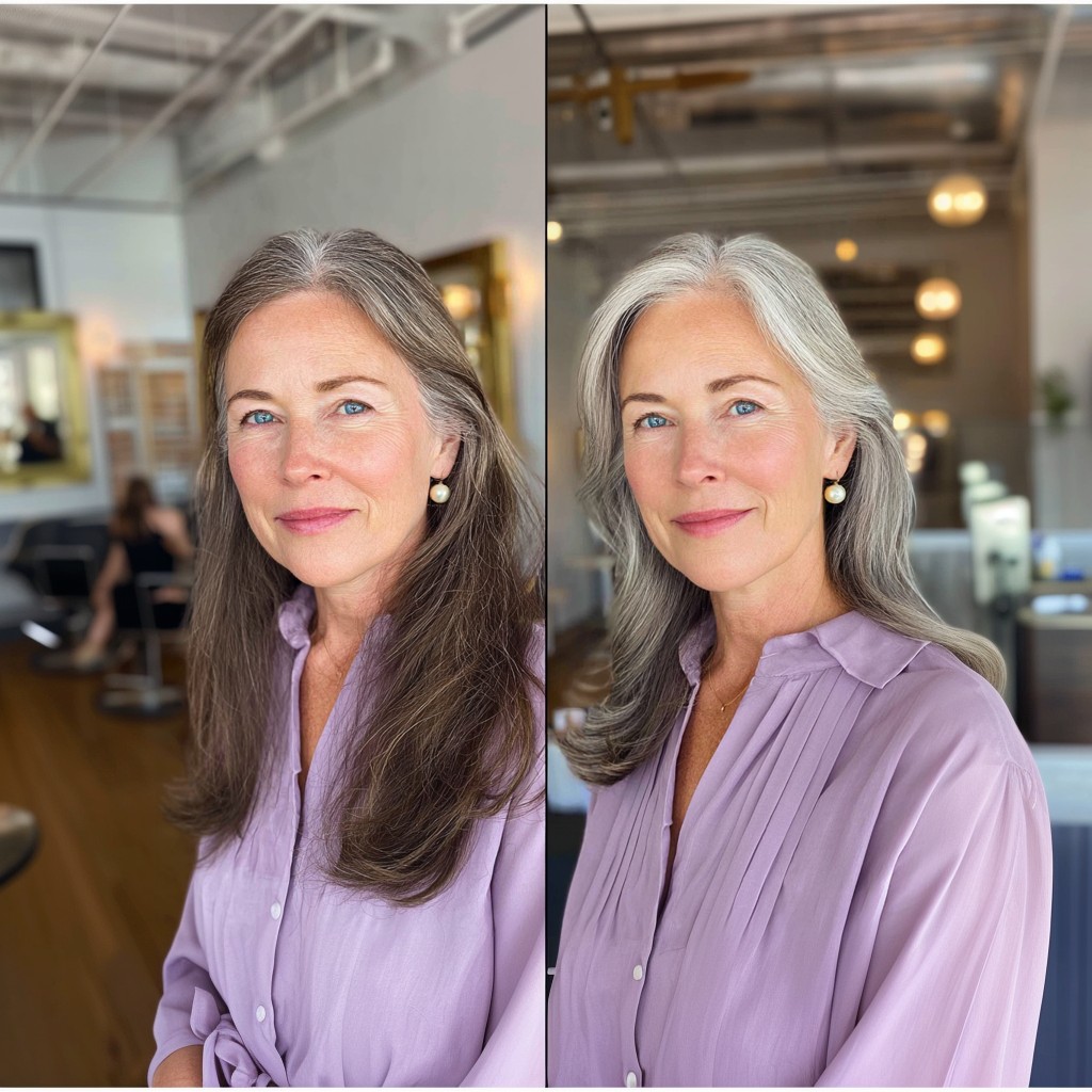 Chic Soft Layered Cut with Subtle Face Framing