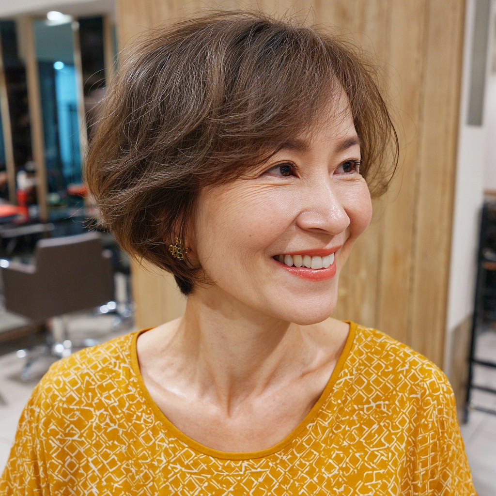 Chic Textured Bob with Soft Layers