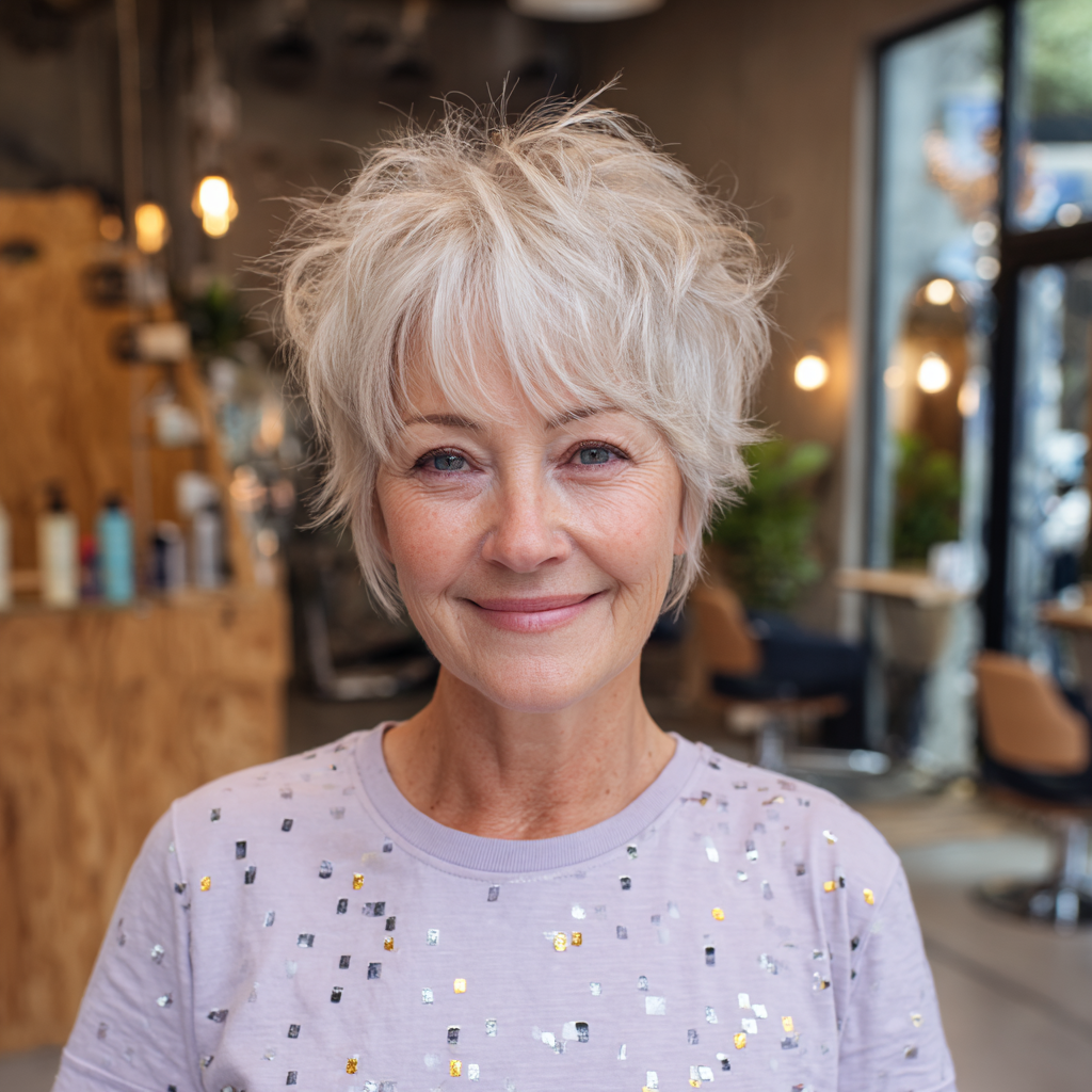 Chic Textured Short Cut with Effortless Volume