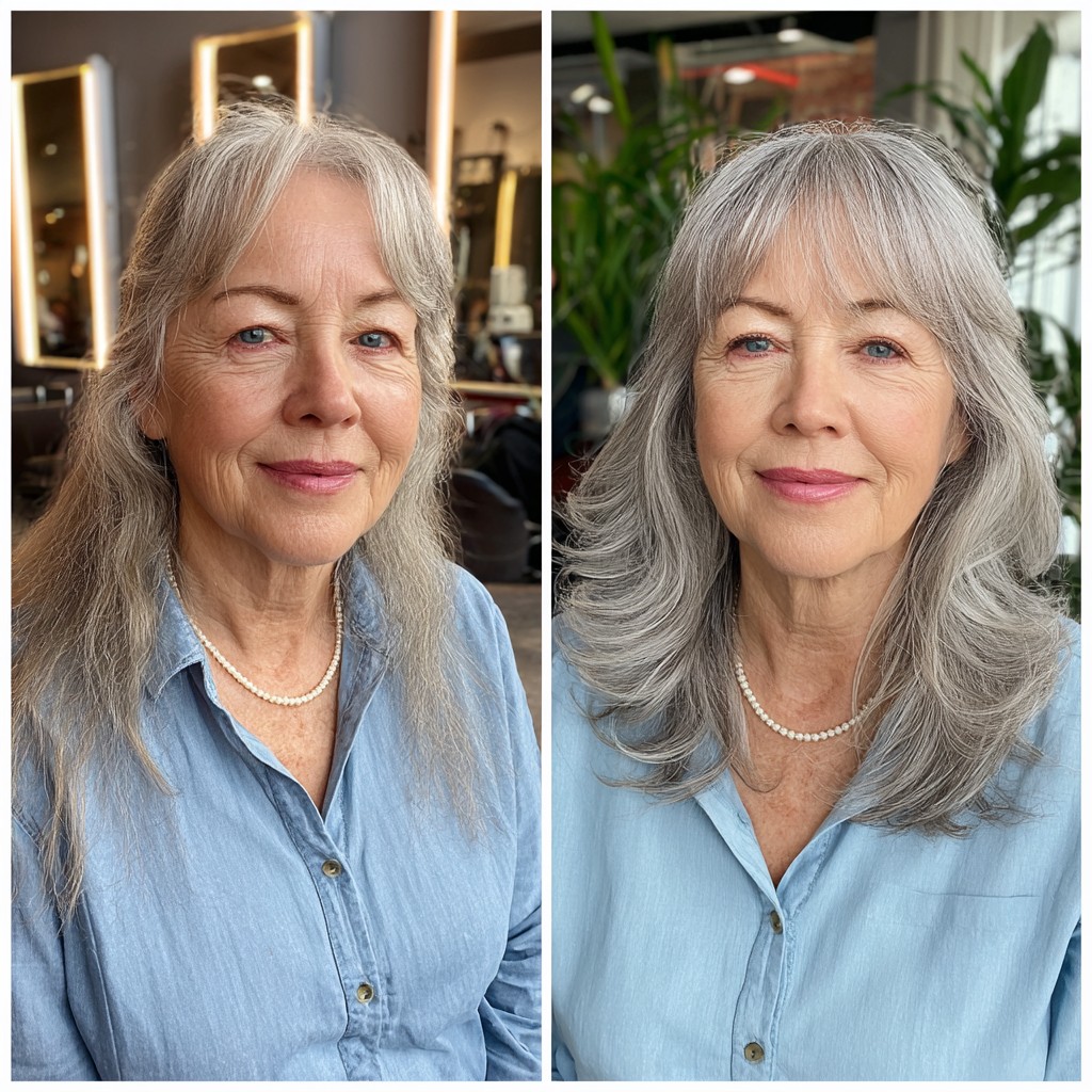 Elegant Soft Shag with Face-Framing Layers