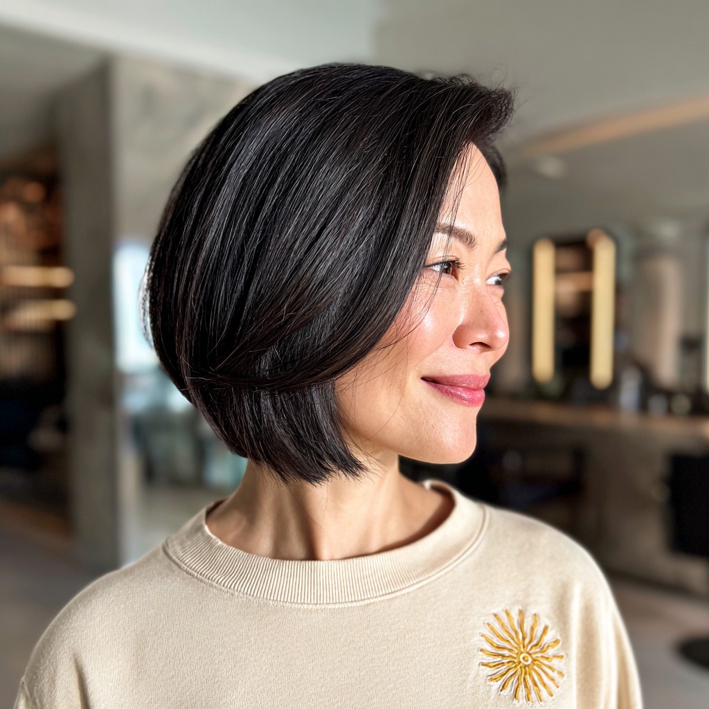 Modern Sleek Bob with Subtle Volume