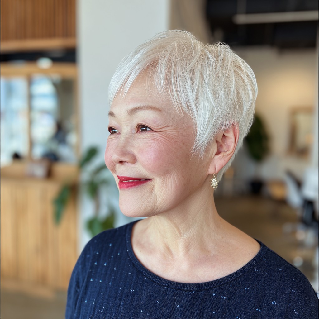 Modern Textured Pixie with Soft Edges