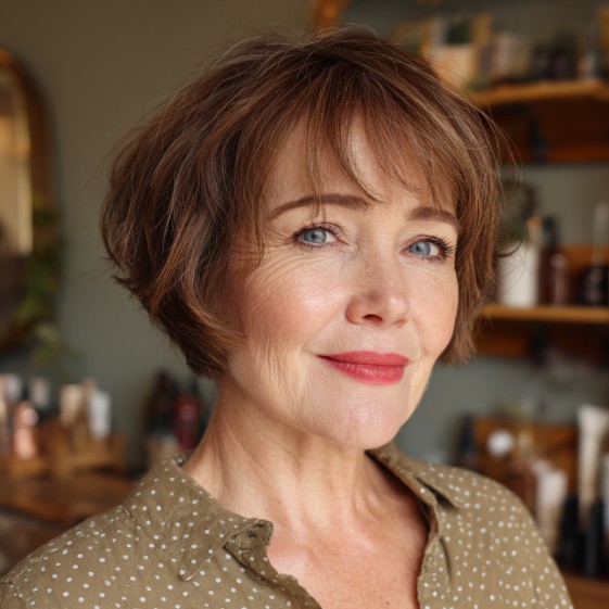 Modern Voluminous Textured Bob