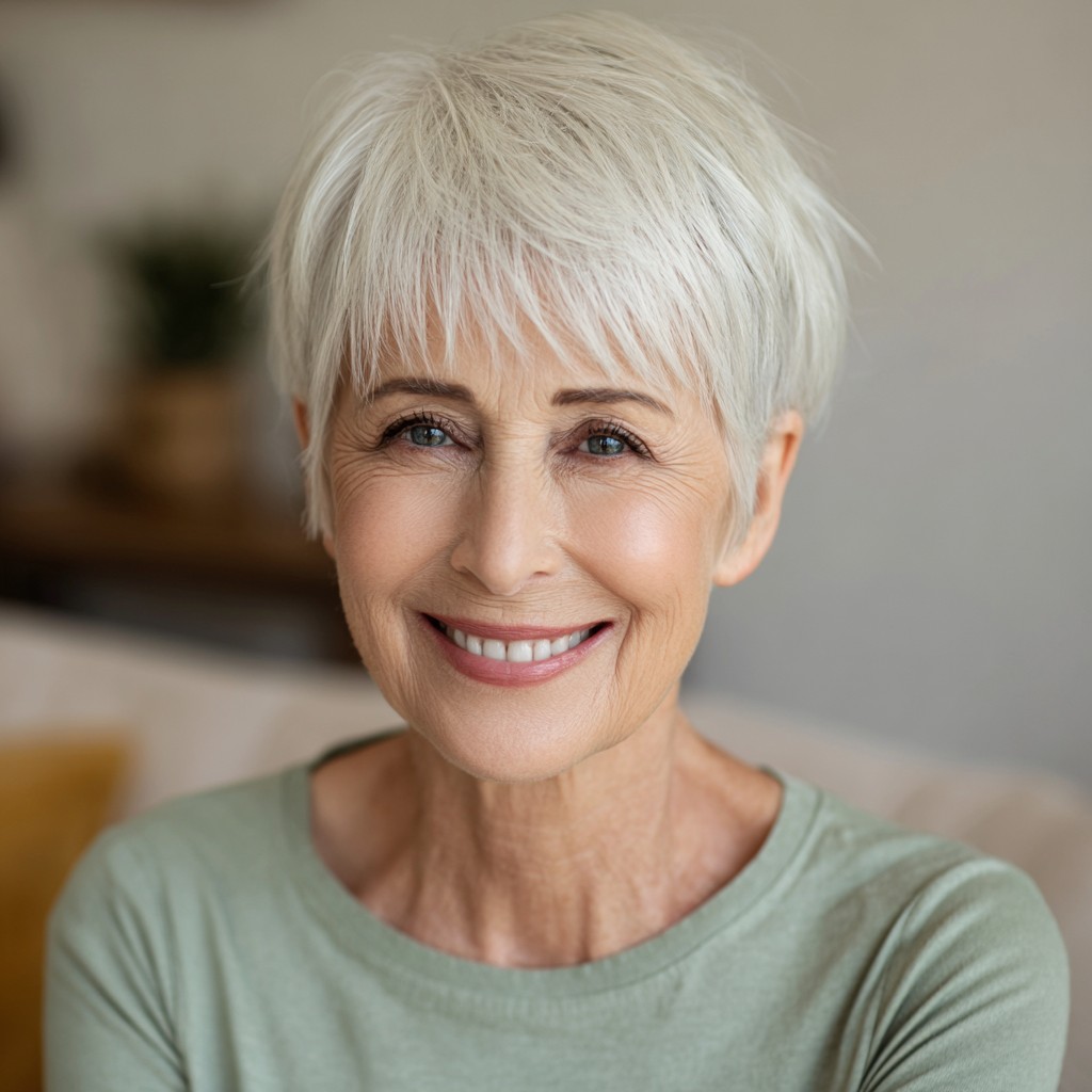 Stylish Short Pixie with Textured Layers