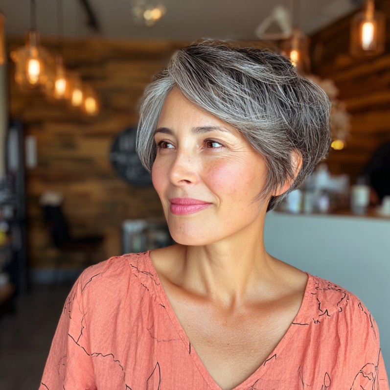 Textured Modern Short Cut with Soft Layers