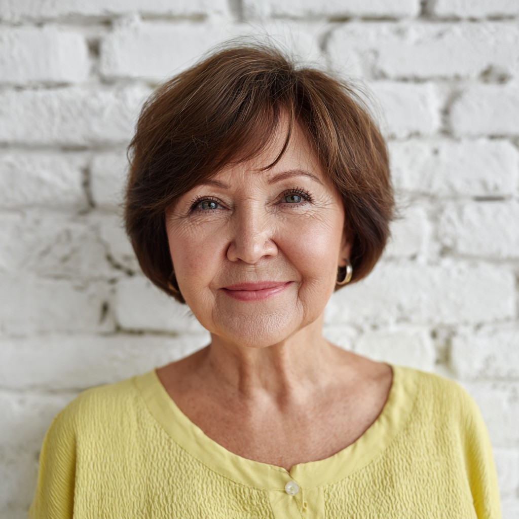 Textured Short Bob with Subtle Warm Tones