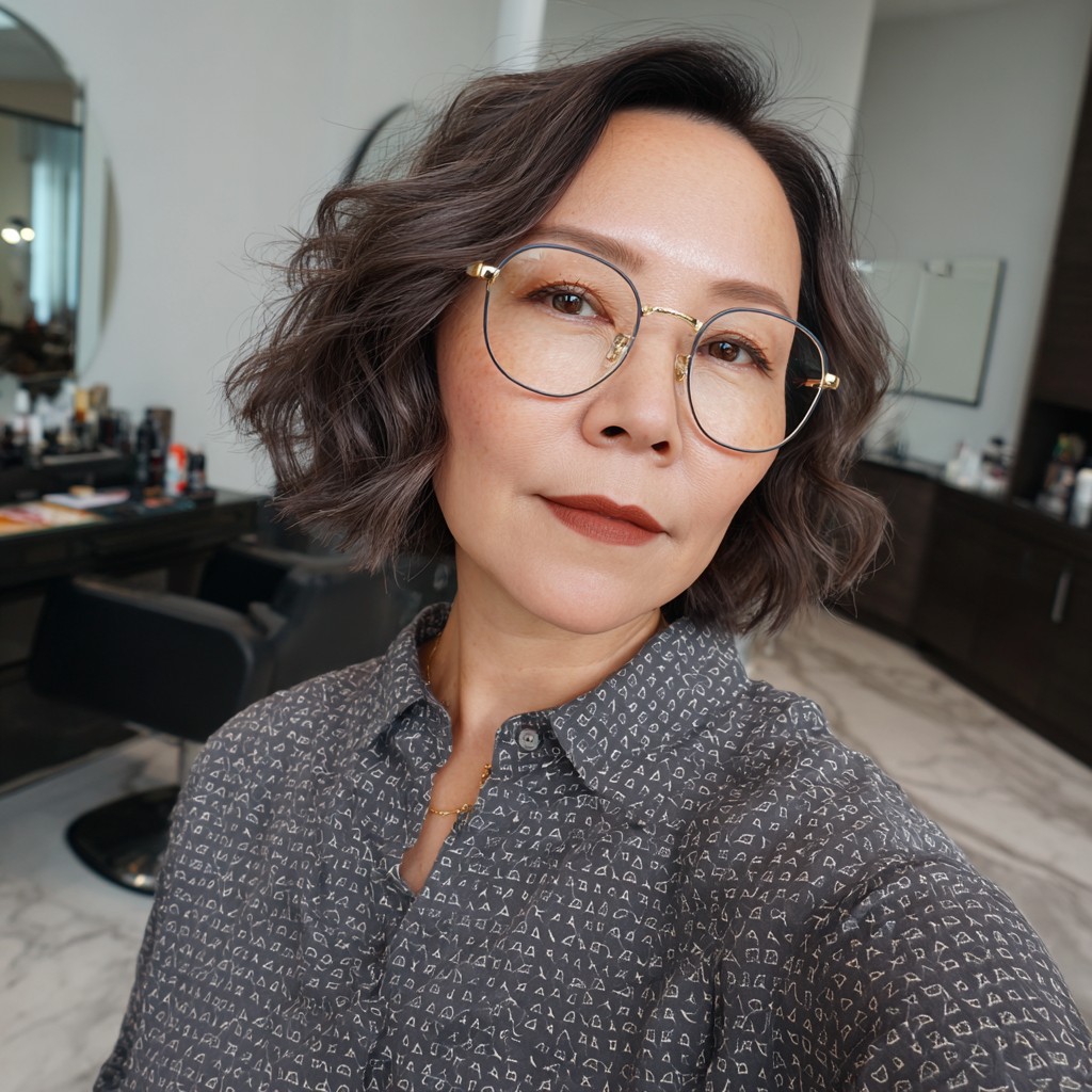 Trendy Textured Wavy Cut with Soft Ends