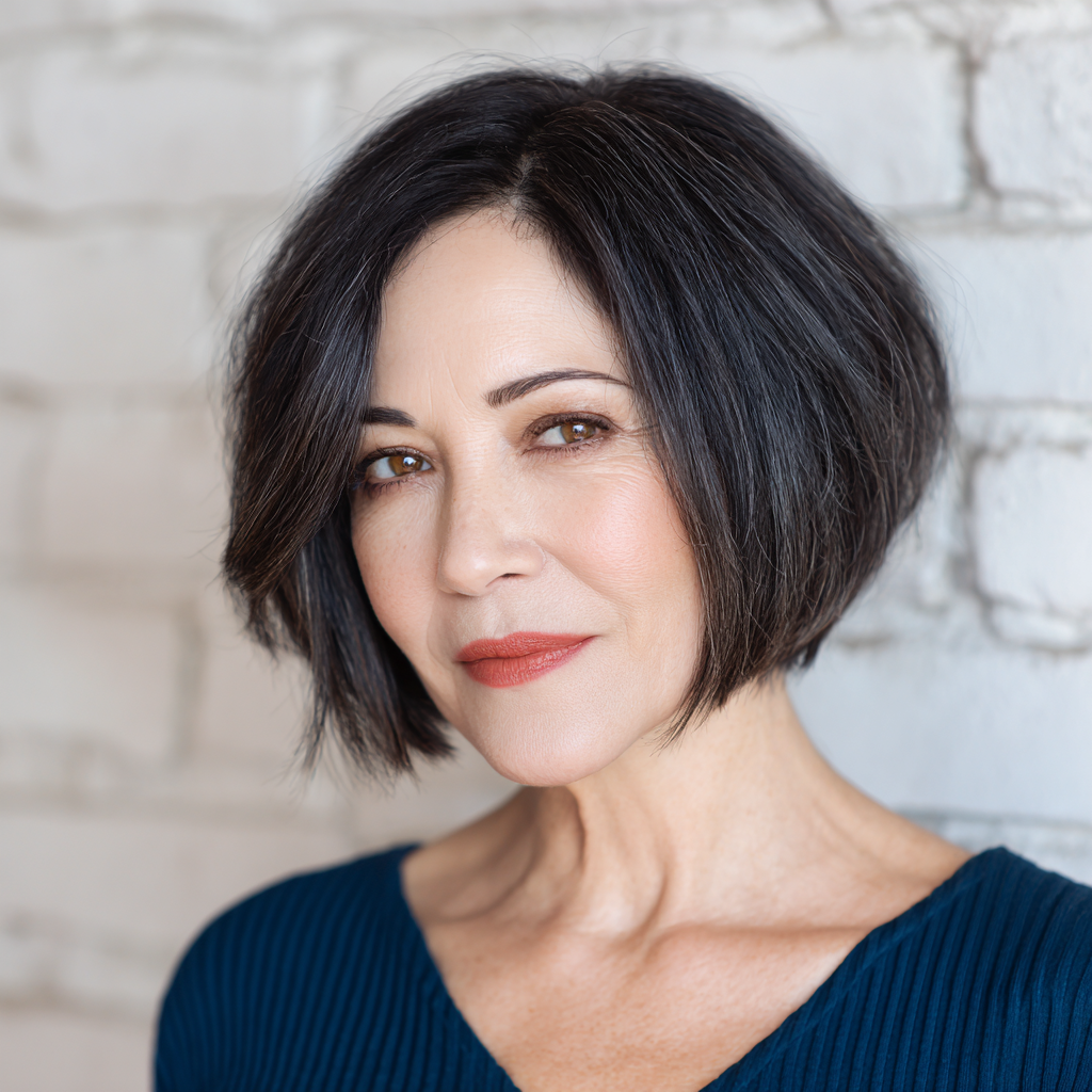 Modern Textured Bob with Subtle Layers