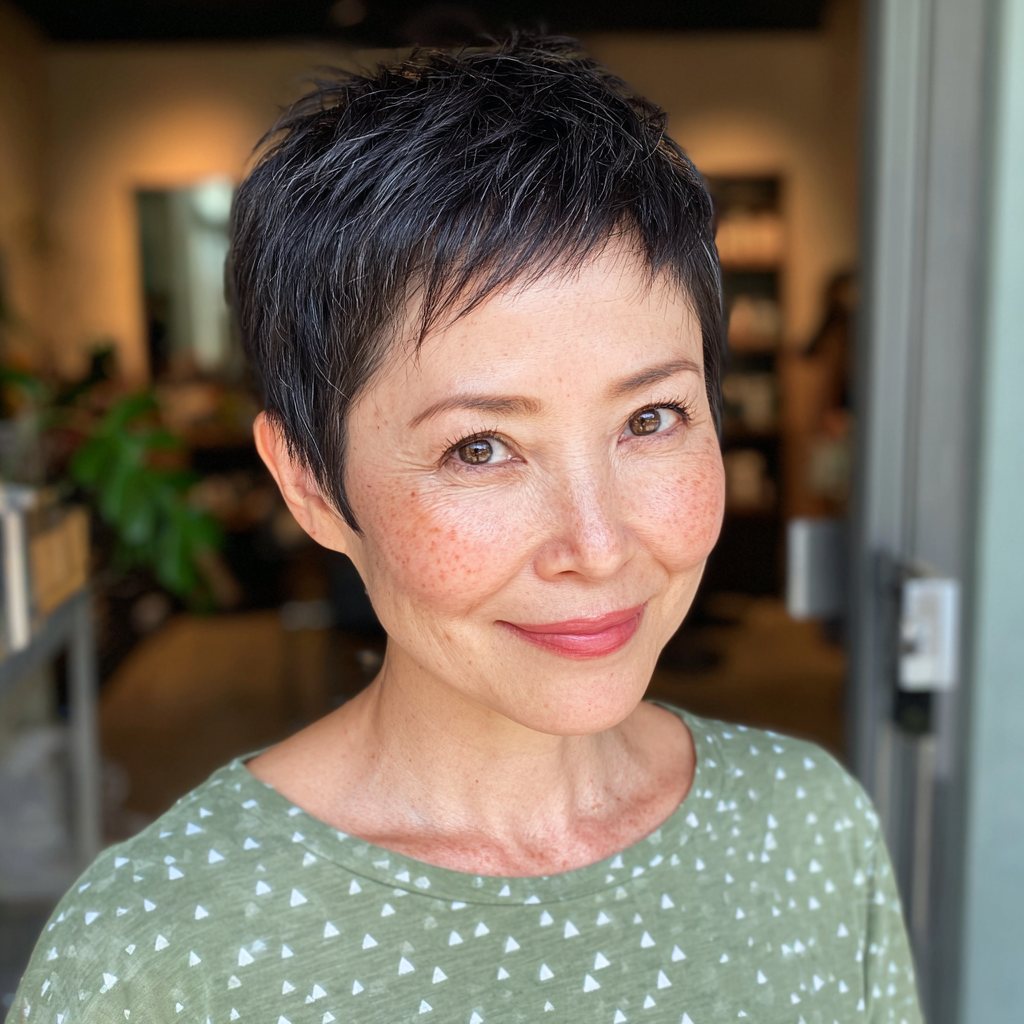 Chic Modern Textured Pixie Cut with Soft Edges