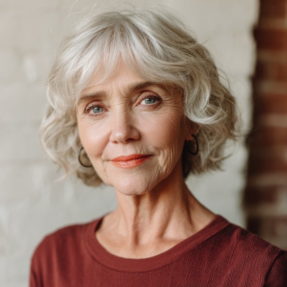 Chic Softly Curled Jaw-Length Cut with Subtle Layers