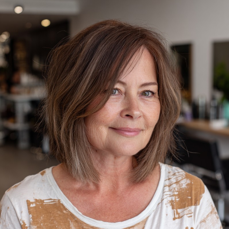 Chic Softly Textured Bob with Subtle Layers